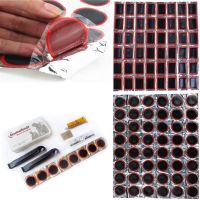 ◑▣☍ Bike Rubber Puncture Patches Bicycle Tire Tyre Tube Repair Cycle 25mm Patch Kit No Glue Bicycle Inner Tube Puncture Repair Tool