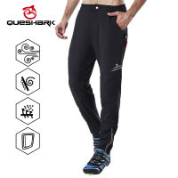 2021QUESHARK Summer Men Women Sport Breathable Downhill Cycling Pants Reflective Strip Sports Riding MTB Road Bike Bicycle Trousers