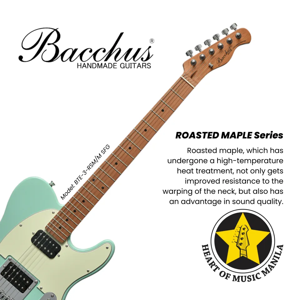 BACCHUS UNIVERSE SERIES BTE-3-RSM/M SFG Green Electric Guitar