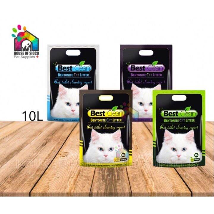 Best Clean Bentonite Cat Litter 10L Lazada PH