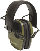 Howard Leight โดย Honeywell Impact Sport Sound Amplification Electronic Shooting Earmuff, Green Green Earmuff