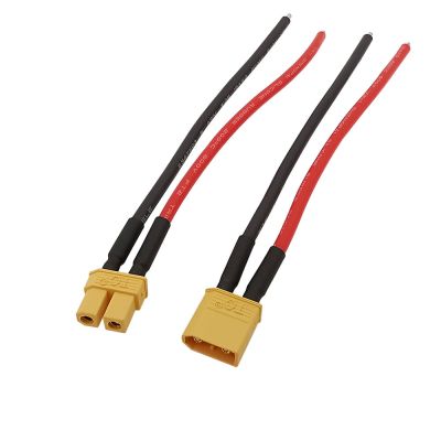 XT30U XT 30 Male / Female Socket Bullet Connector Plugs With 10CM 18AWG Silicone Wire Pigtail For RC Lipo Battery Toys DIY Watering Systems Garden Hos
