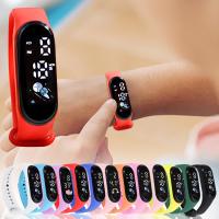 ◇∈ Outdoor LED Clock Number Display Outdoor Sports Digital Kids Wrist Watch Wristband Girls Boys Sport Bracelet Wristband Watch