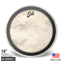 Evans™ BD18EMADCT EMAD Calftone หนังกระเดื่อง / หนังกลองเบส 18" หนังพลาสติกสังเคราะห์ น้ำมัน 1 ชั้น 12 มิล + 7.5 มิล ( EMAD Calftone Bass Drumhead ) ** Made in USA **