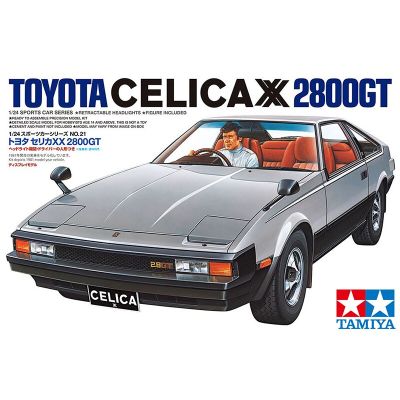 Tamiya 24021 1/24 CELICA XX ชุดสร้างหุ่นประกอบรถยนต์2800GT ของเล่น Hoy ไฟฟ้าสถิตสำหรับคอลเลกชัน S DIY