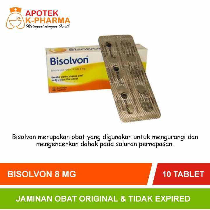 Bisolvon 8mg Isi 10 Tablet Obat Original | Lazada Indonesia