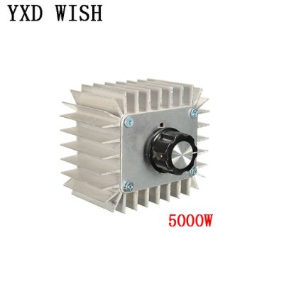 【Worth-Buy】 มอเตอร์หรี่ไฟ Led ตัวควบคุมเอสซีอาร์หรี่แสง Ac 220 V 4000W/5000W/10000W เทอร์โมสตัทเครื่องควบคุมความเร็วแหล่งจ่ายไฟ220 V