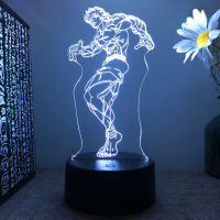 Baki The Grappler Baki Hanma Led Light for Kids Bedroom Decoration Night Light Birthday Gift Room Desk Acrylic 3d Lamp Baki