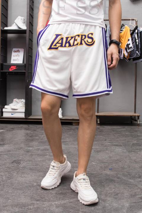 Mitchell & Ness, Shorts, Mens Los Angeles Lakers Mitchell Ness Gold 99697  Just Don Shorts