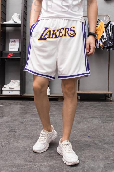 Mitchell & Ness Just Don Retro Basketball Shorts 1996-97 Los Angeles Lakers  Unisex Shorts #7