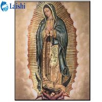 DIY Diamond Painting Virgin Mary of Guadalupe  Mexico Full Square/Round Drill Diamond Embroidery Cross Stitch Mosaic Home Decor