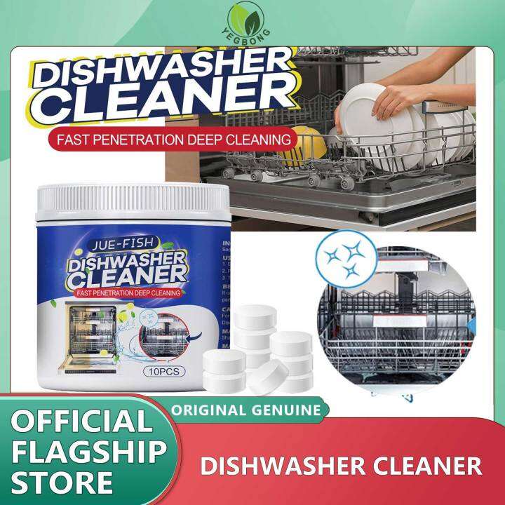 Juefish Dishwasher Cleaner Strong Oil Stain Removal Descaling