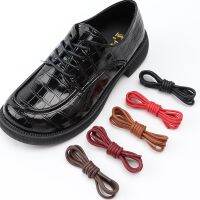 1Pair Waxed Cotton Round Shoe Laces Leather Oxford Shoelaces Waterproof Shoelace Women Men Martin Boots Loafers Shoe Lace