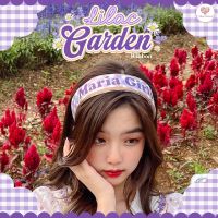 Lilac Graden Ribbon ที่คาดผมสีมาวงพาสเทลพิมพ์ลาย maria diamond น่ารักมากก