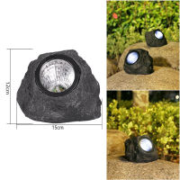 4LED Solar Lights Outdoor Simulation Stone Solar Spotlights Solar Garden Lights Waterproof Landscape Decoration Lawn Lamps