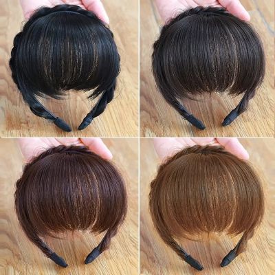【YF】 Wig Bangs Hairband Fake Hair Headband Fringe Extension Women Girls Clips In Accessories Hairpiece