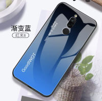 [ส่งจากไทย] Fashion Case Xiaomi Redmi8 เคส redmi8 เคสกระจกสองสี เคสเงาไล่สี ขอบนิ่ม TPU CASE สินค้าใหม่ xiaomi redmi8 Case