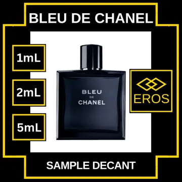 2 x Chanel Bleu de Chanel: 1 Parfum & 1 EDP Sample Spray 1.5ml / 0.05oz  each