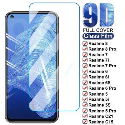 [spot goods] 9D FullGlass For8 77i C21 C15 C11Tempered GlassRealme 6 56i 6S 5i 5S