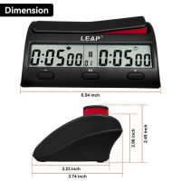 LEAP PQ9912 Professional Digital Chess Clock Count Down Timer Novelty Multifuctional Practical Game Competition Count Up Player