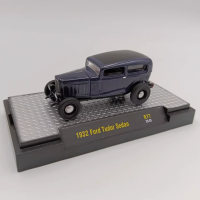 Diecast 1: 64สเกล1932รถซีดานฟอร์ด Tudor ซีดานรุ่นแบบจำลองรถจากโลหะอัลลอยด์คลาสสิกที่จัดแสดงของเล่นของขวัญ