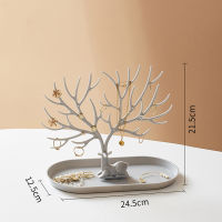 BEAUTY Deer Earrings Necklace Ring Jewelry Display Stand Tray Tree Storage Racks Holder