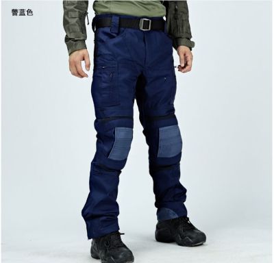 กางเกงคาร์โก้สำหรับผู้ชาย,กางเกงทหาร2023กระเป๋าหลากหลายเพนท์บอลเครื่องแบบการสู้รบทนทานต่อการฉีกขาด