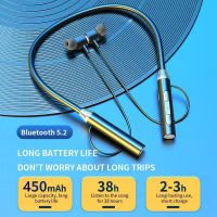 Wireless Headphones Bluetooth Neckband Magnetic Earphones Sport Running TWS Earbuds Waterproof Bluetooth 5.2 Headset With Mic