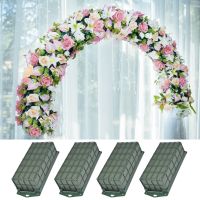 Floral Foam Cage Decorative Wedding Car Floral Foam Bricks 2PCS Wedding Table Decor Centerpiece DIY Flower Arrangement Foam