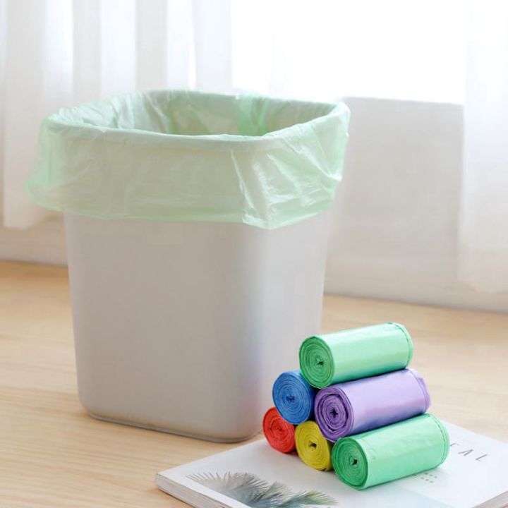 1roll-3020-pcs-thick-plastic-garbage-bagscolorful-convenient-cleaning-waste-bag-stool-disposal-pick-up-plastic-trash-bags-home-household-kitchen-bedroom-living-room-waste-storage-bags