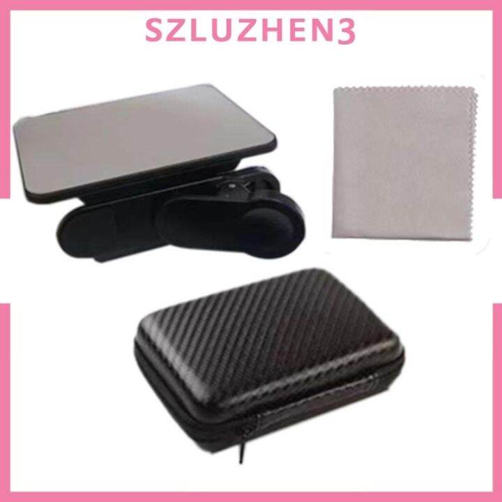 szluzhen3-กระจกสะท้อนกล้องสมาร์ทโฟน-พร้อมกล่องเก็บ-อุปกรณ์เสริมถ่ายภาพแนวตั้ง-แนวนอน