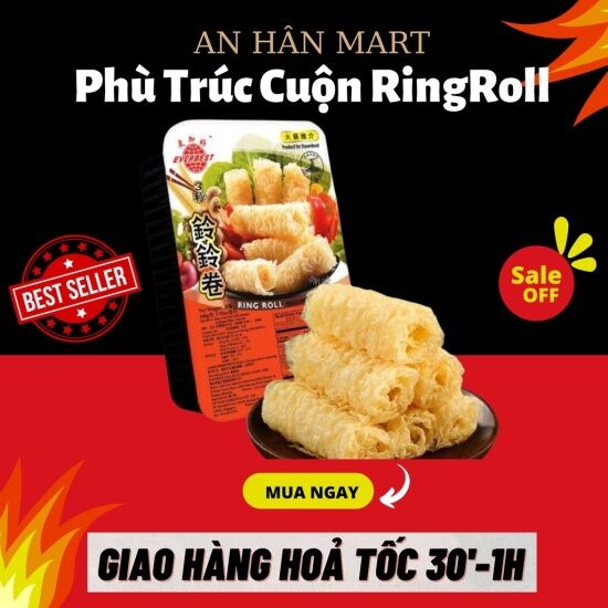 Phù trúc cuộn ringroll tàu hũ giòn everbest malaysia hộp 168g - ảnh sản phẩm 1