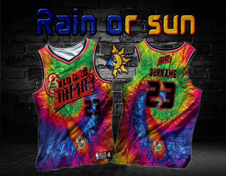 Basketball Jersey for Men Customized Name and Number RASTA Jersey