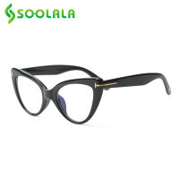 SOOLALA 2020 New Anti Blue Light Cat Eye Reading Glasses Women Eyeglasses Full Frame Eyeglasses Presbyopic Reader Glasses +0.5 to +4.0