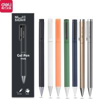 Xiaomi Deli Nusign Metal Gel Pen Set Sign Pen Rollerball Pучка Caneta Gel 0.5MM PREMEC Switzerland Refill Office School Supplier