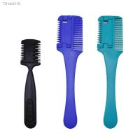 ✼✓▲ Black Hair Styling Brushes with Razor Blade Hair Cutting Thinning Trimmin Hair Cutting Comb Salon DIY Barber Styling Accessories