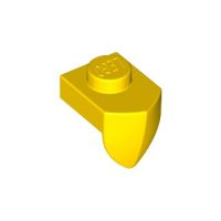 Lego part (ชิ้นส่วนเลโก้) No.15070 Plate Modified 1 x 1 with Tooth Vertical