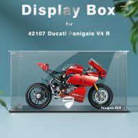 Acrylic Display Box for Lego 42107 Ducati Panigale V4 R Dustproof Clear Display Case (Lego Set not Included）