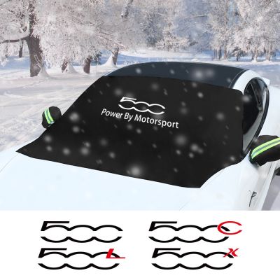 【CW】 Car Magnetic Front Windshield Snow Cover 500 500C 2012 500X 500L Abarth 695 Accessories Tools