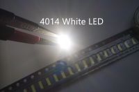 100ชิ้น/ล็อต0.2W SMD 4014ลูกปัดโคมไฟ LED 23-26lm ลูกปัดโคมไฟ SMD LED สีขาวนำชิป DC3.0-3 4V Gratis Ongkir