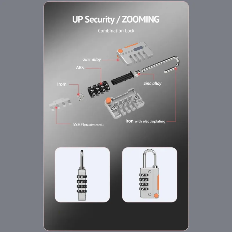 Detachable Zipper Pull Replacement Zipper Slider Puller Lock for