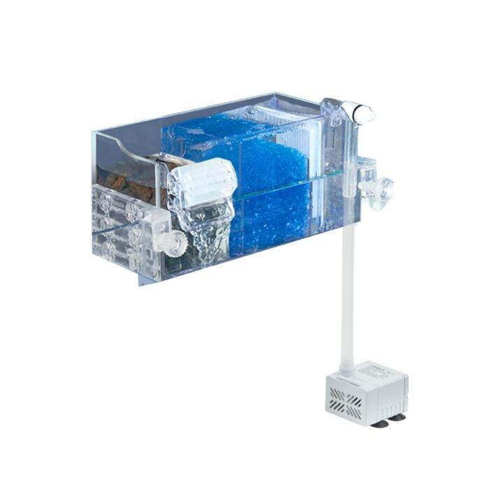 Quiet FishTank Water Filter WallMounted Waterfall Filter External