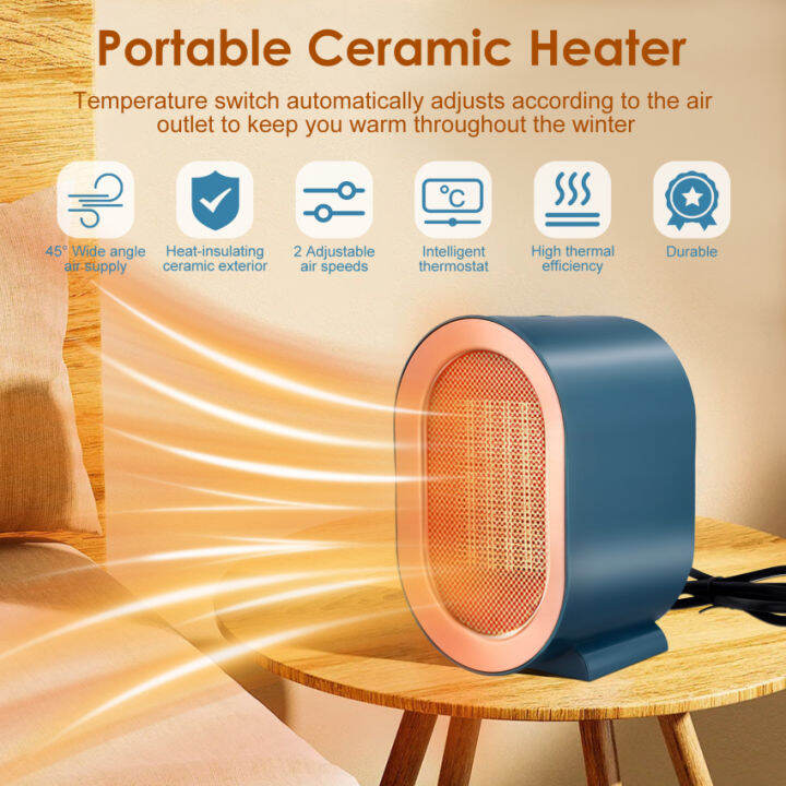 Ready Stock】1200W Portable Ceramic Heater for Home Low Energy, Energy  Efficient Electric Heater, Eco Warm Heater, Silent, 3s Fast Heating,  Overheat and Tip-over Protection, Fan Heater | Lazada