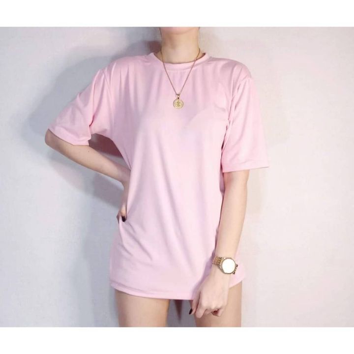 S-L Pastel Color Oversized Korean Ladies Plain TShirt Damit | Lazada PH