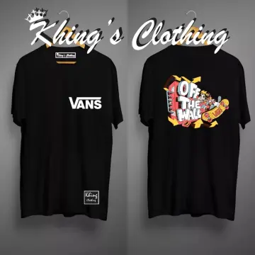 Shop Vans T Shirt Back Print online | Lazada.com.ph