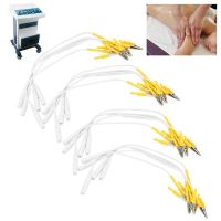 【YF】✾✎❣  20pcs / bag Clip Electrode Wires Cable for TENS Unit Physiotherapy Machine Massager Treatment