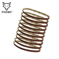 FOXBC 10pcs 10x330mm Sanding Belts Abrasive 3/8 x13 Sandpaper 60 80 120 240 Grit Aluminium Oxide Woodworking Accessories