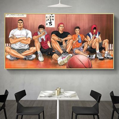 Japan Anime Figure The First Slam Dunk Poster Aesthetic Sports Basketball Canvas Painting Decoration Wall Art Kawaii Room Decor