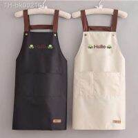 ¤❈ Kitchen Apron Waterproof Oil Proof Grill Apron With Pocket Restaurant Bar Studio Uniforms Household Cooking Cleaning Accessories