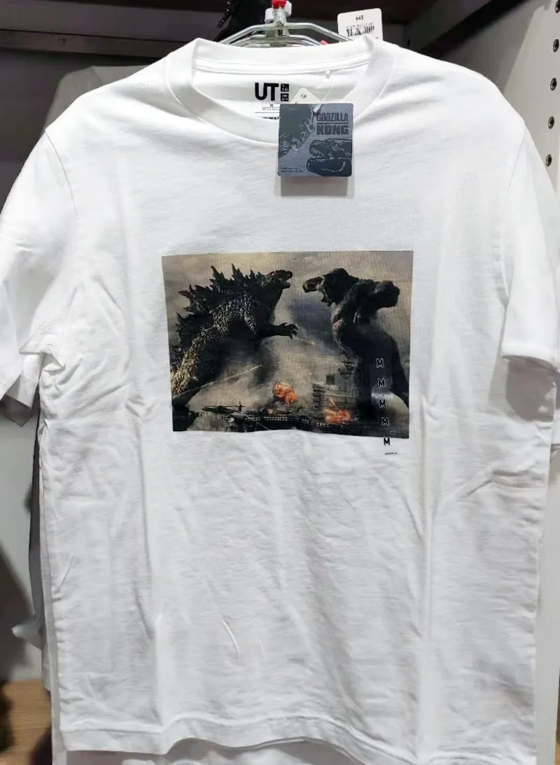 Godzilla VS Kong T shirt Uniqlo Mens Fashion Tops  Sets Tshirts   Polo Shirts on Carousell